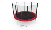 Батут с сеткой DFC PELPO 12ft с лестницей, RED Батут с сеткой DFC PELPO 12ft с лестницей, RED