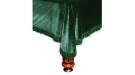 Покрывало Милано 12фт бархат зелёное/зеленая бахрома