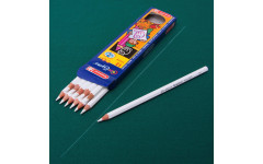 Карандаш для нанесения разметки на сукне Bruynzeel Design P-04 белый 1 шт. Карандаш для нанесения разметки на сукне Bruynzeel Design P-04 белый 1 шт.