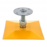Опора регулируемая / пирамида металл D14 см, квадрат